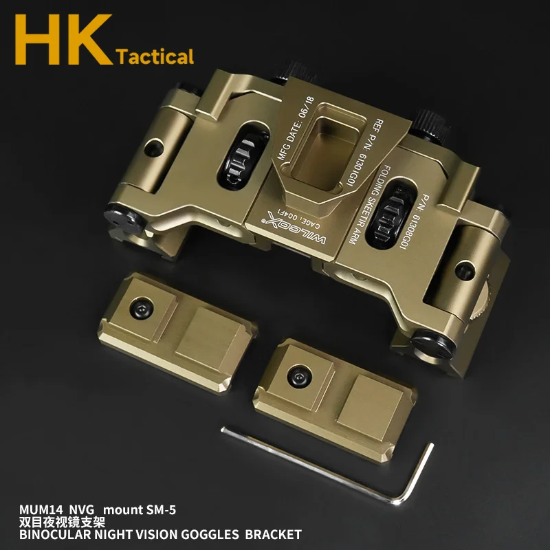Soporte Casco NVG MUM-14 con puente binocular metálico SM-5 modular - imagen 2