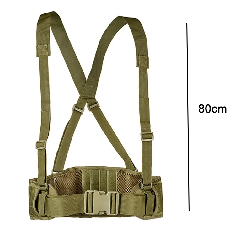 Chaleco táctico Molle con cinturón en forma de H