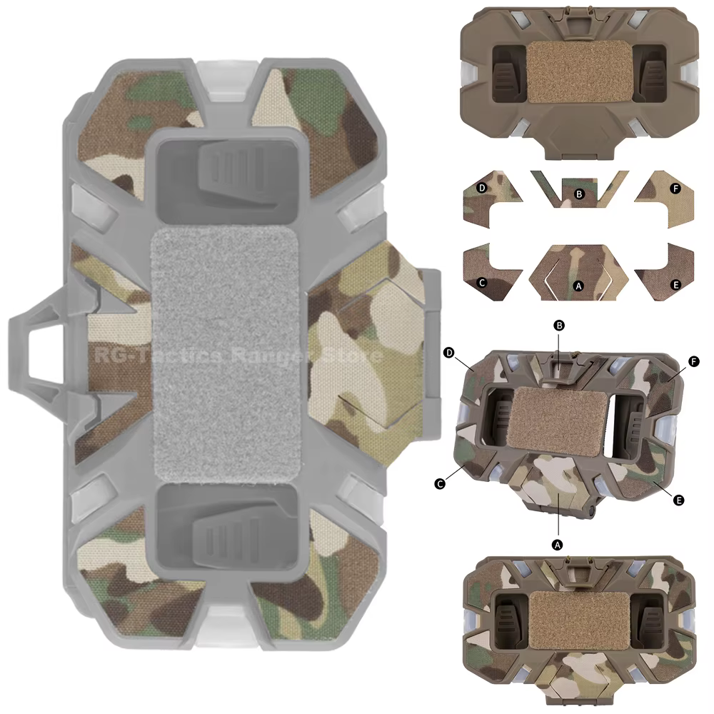 Soporte táctico MOLLE para móvil – Envoltura plegable con cinta mágica - imagen 2