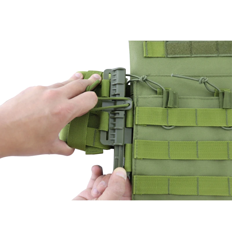 Hebillas de liberación rápida MOLLE para chaleco táctico Airsoft - imagen 3