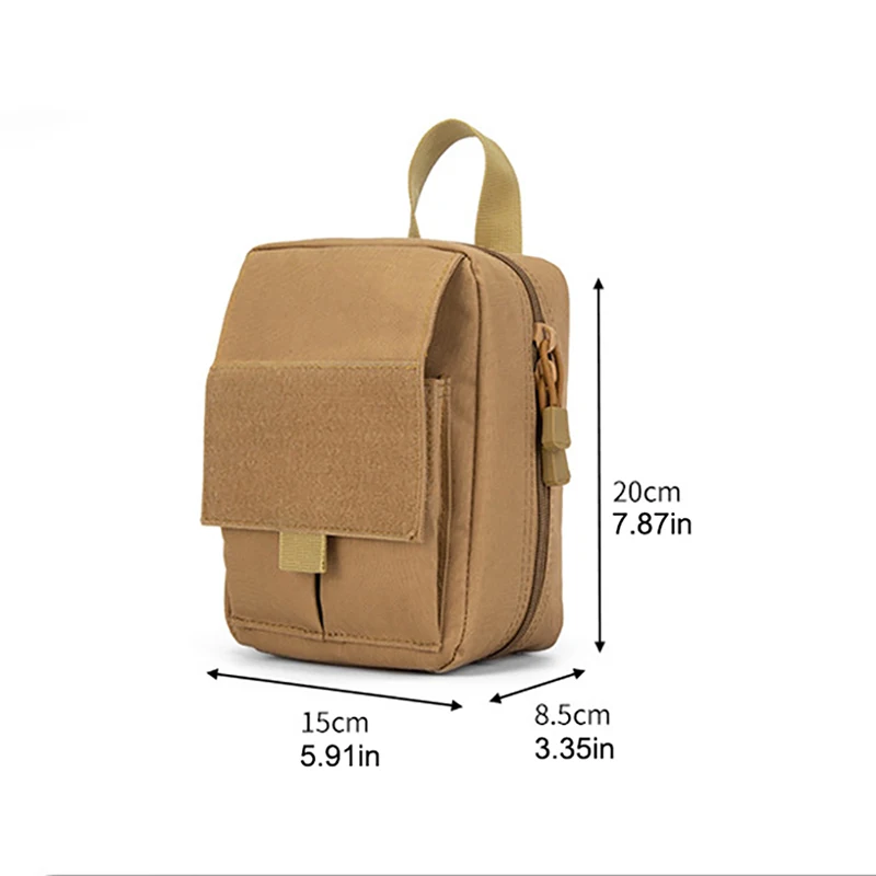Bolsa táctica MOLLE camuflaje EDC organizadora médica portátil - imagen 2