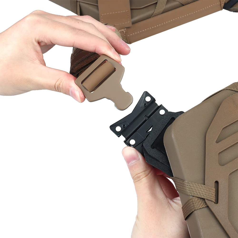 PFM Chaleco Portaplacas Táctico Modular Liberación Rápida Airsoft - imagen 4