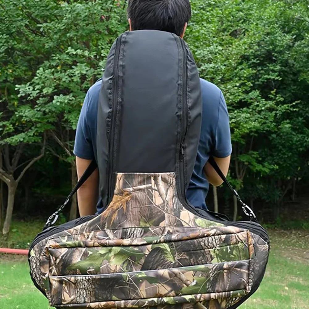 Crossobw Mochila arquero camuflaje con aljaba y funda protectora