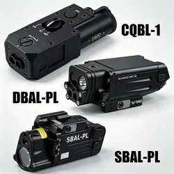 SBAL-PL/DBAL-PL/CQBL-1 Módulo láser táctico IR rojo y verde Picatinny 20 mm