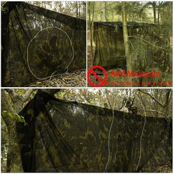 Malla camuflaje transparente para observación outdoor y caza