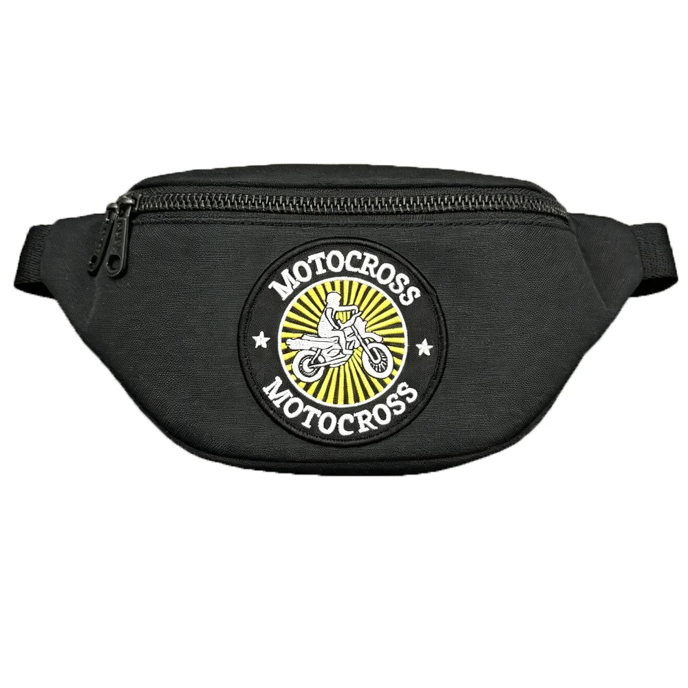 Parche bordado motocross con apliques, gancho para casco punk - imagen 2