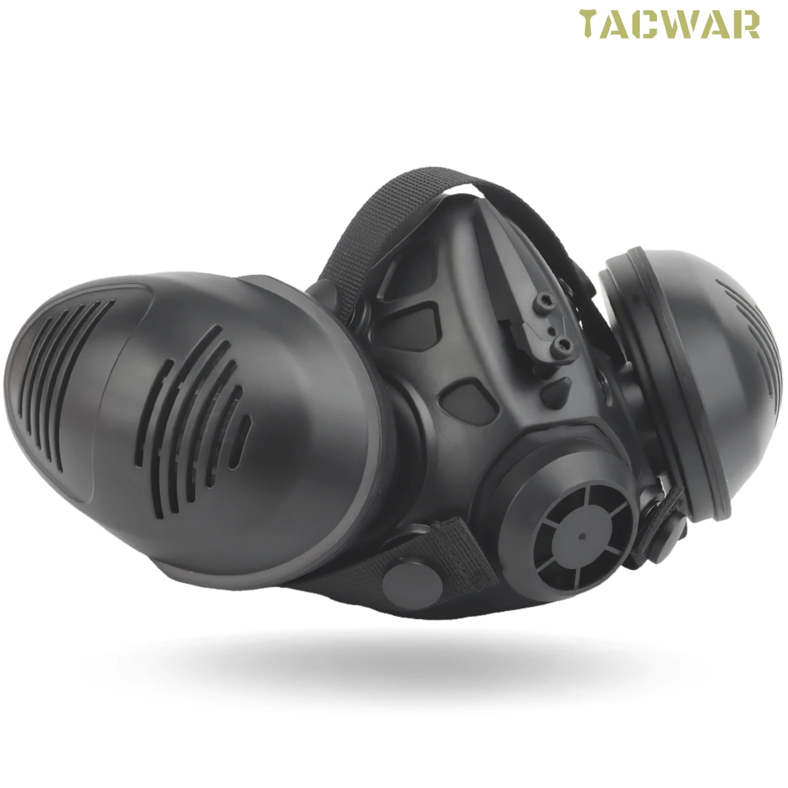 Máscara de respirador táctica de doble filtro simulada para Airsoft - imagen 4
