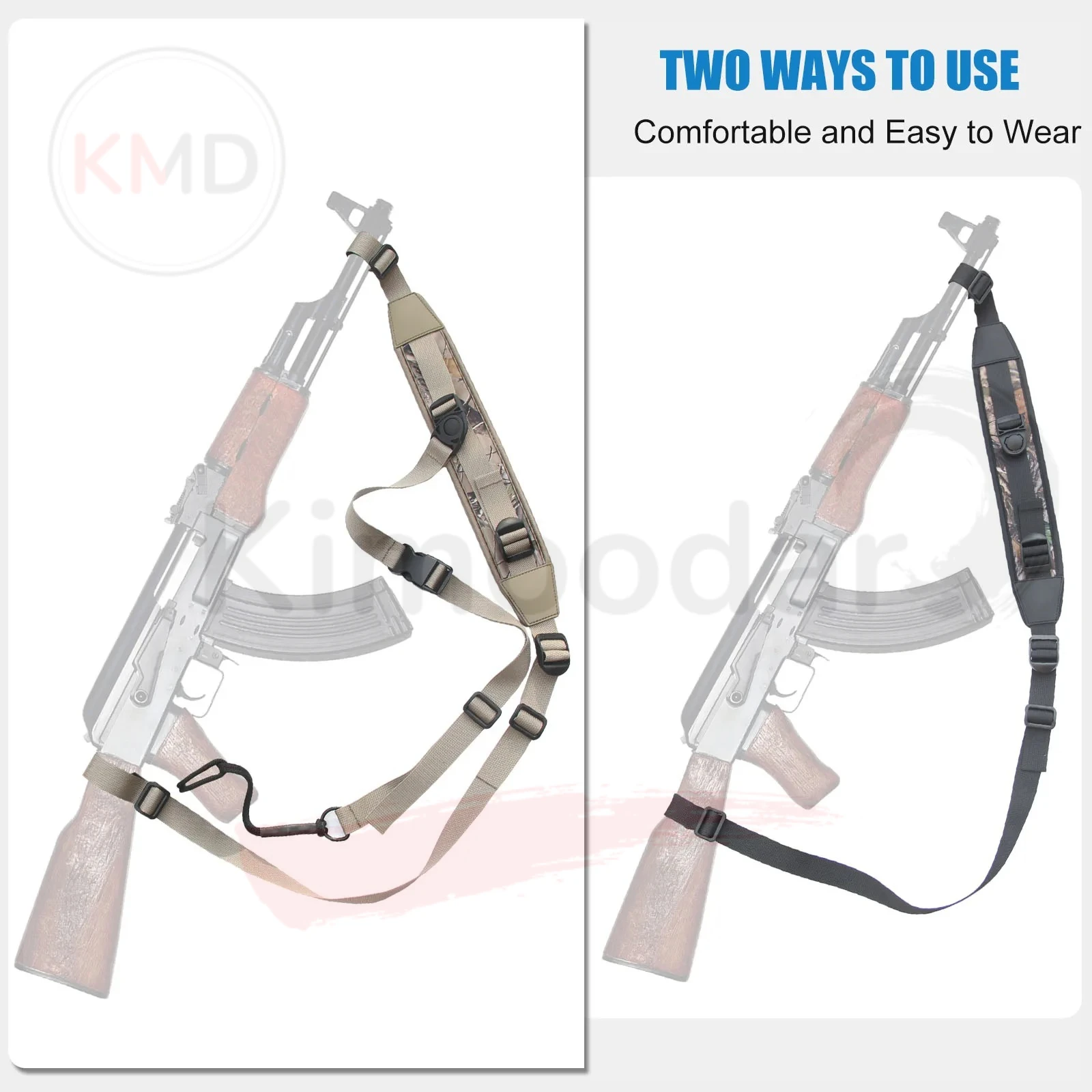 Eslinga táctica neopreno para rifle Airsoft liberación rápida - imagen 5