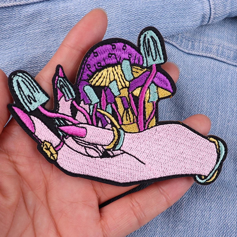 Parche termoadhesivo bordado planeta estilo dibujos animados - imagen 4