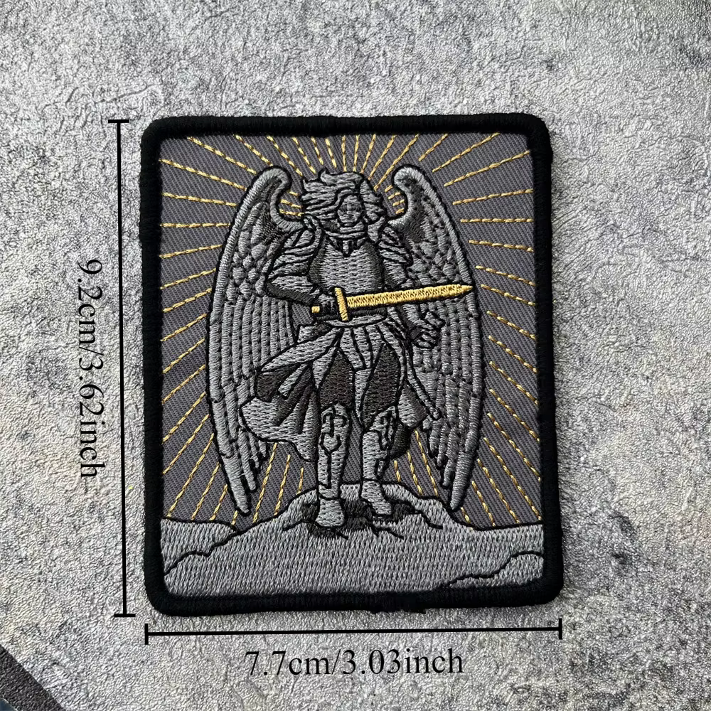 Parche MOLLE Victor St. George Arcángel – Bordado velcro - imagen 2
