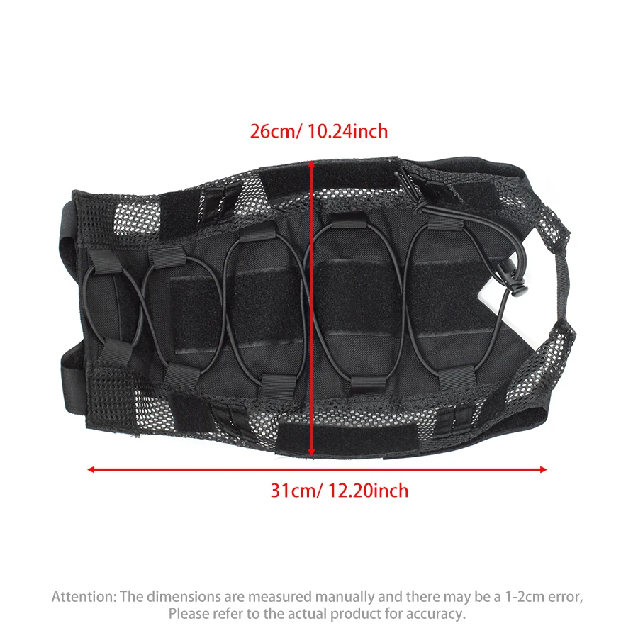 Funda casco FAST camuflaje con malla elástica y nailon