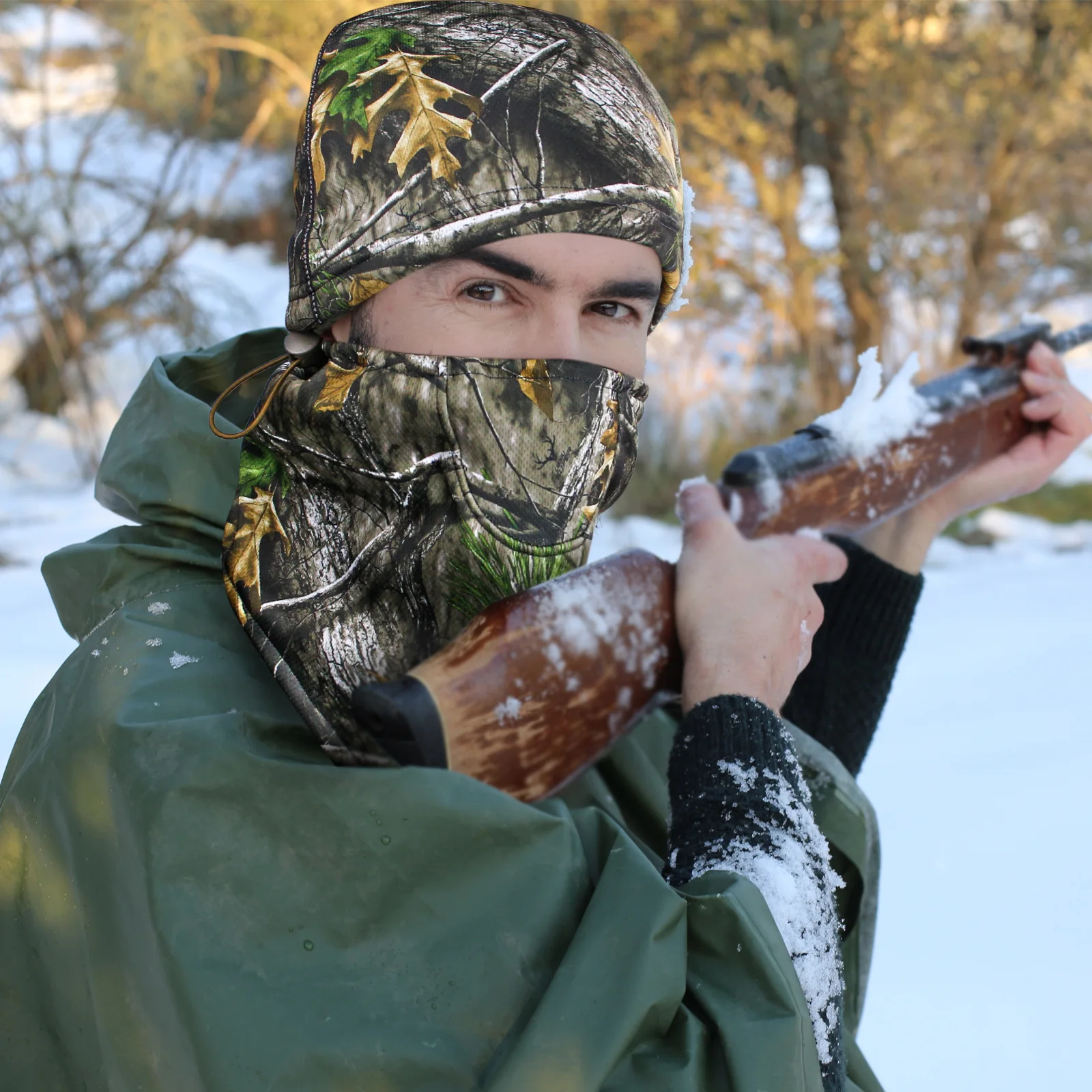 Gorro térmico windstopper Lana Camo Biónico – Caza Escalada Ciclismo - imagen 3
