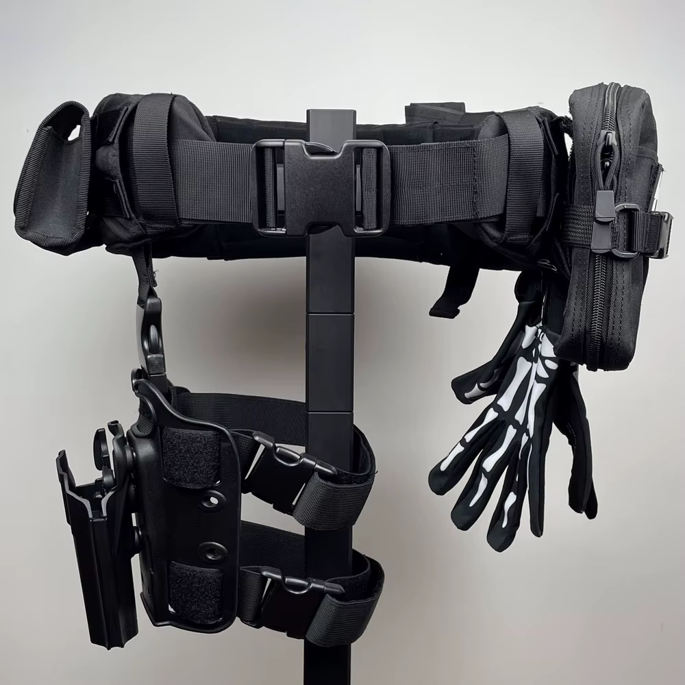 Cinturón táctico MOLLE multifuncional para entrenamiento en aire libre - imagen 3