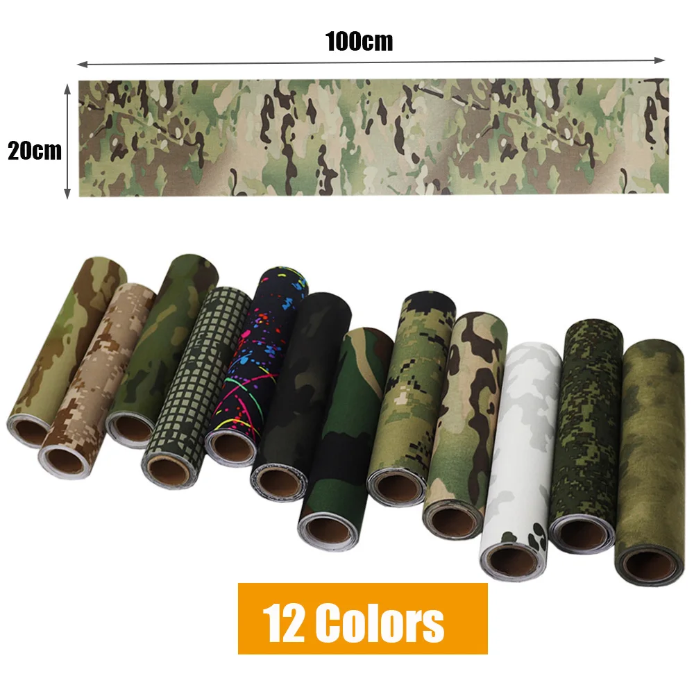 Cinta camuflaje autoadhesiva fuerte de nailon para equipo táctico - imagen 3