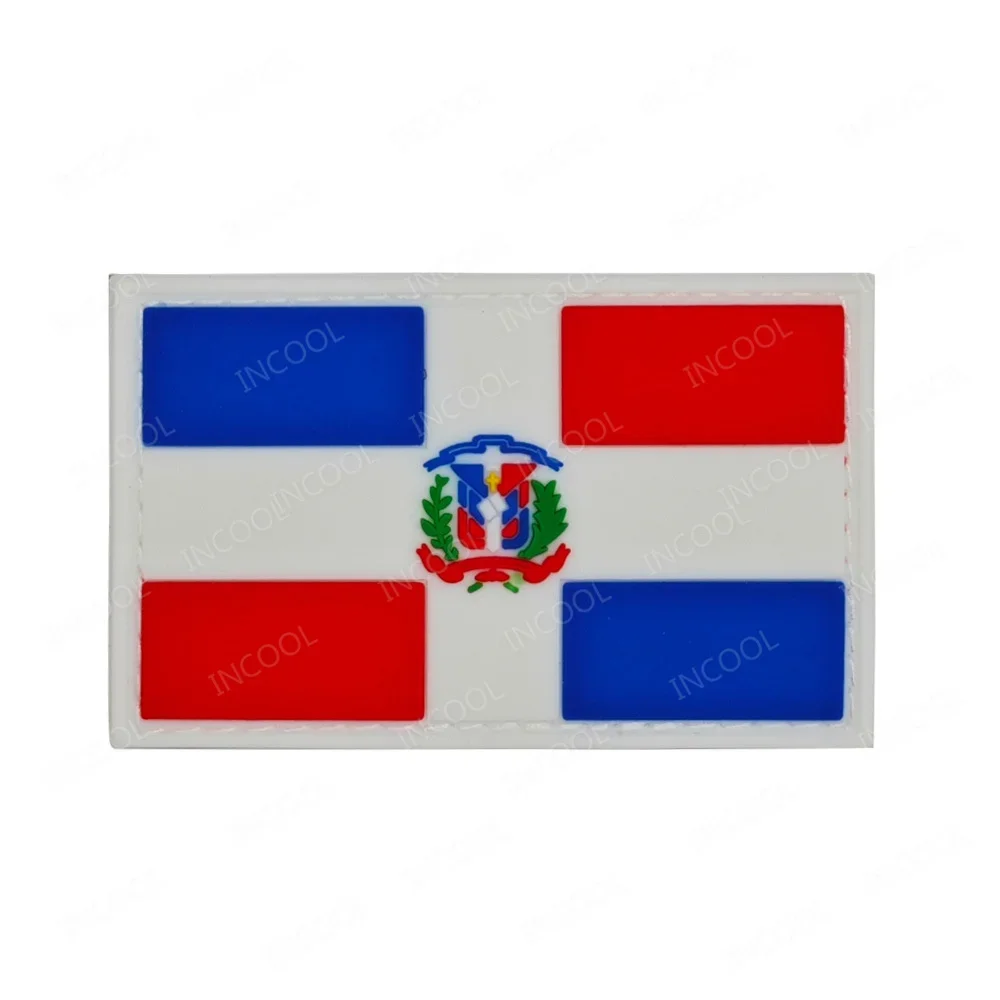 Brazalete táctico PVC bandera República Dominicana - imagen 3