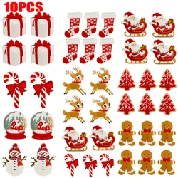 Parches bordados para planchar alce y copo de nieve – Navidad DIY