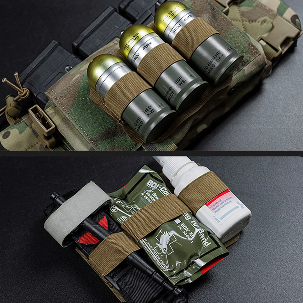Chaleco táctico MK4 con portacartuchos y bolsa de munición - imagen 5