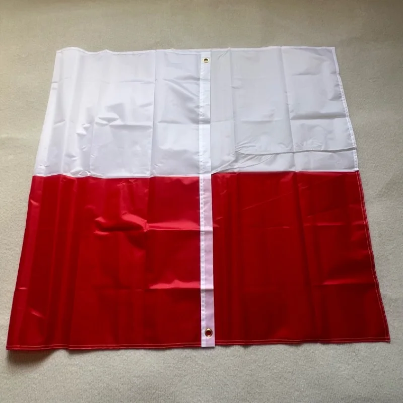 Bandera militar Polonia UE blanca y roja resistente para exterior - imagen 5