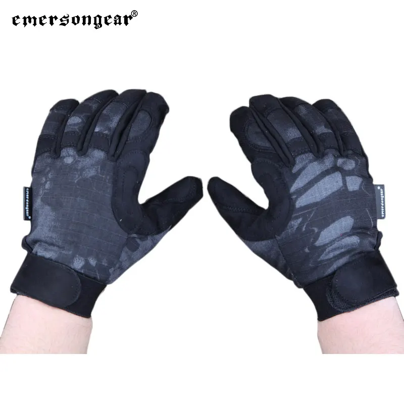 Emersongear Guantes tácticos ligeros camuflaje para Airsoft y tiro - imagen 3