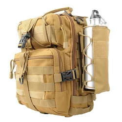 Bolsa táctica MOLLE porta botella para cinturón, camping y senderismo