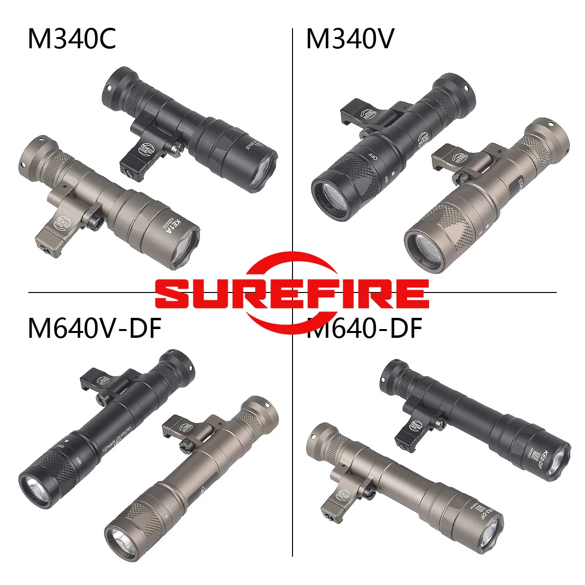 Surefire linterna táctica Scout M640 con riel Picatinny - imagen 3