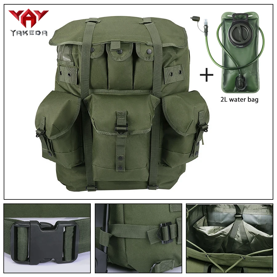 YAKEDA Mochila hidratación para outdoor con estructura metálica - imagen 3