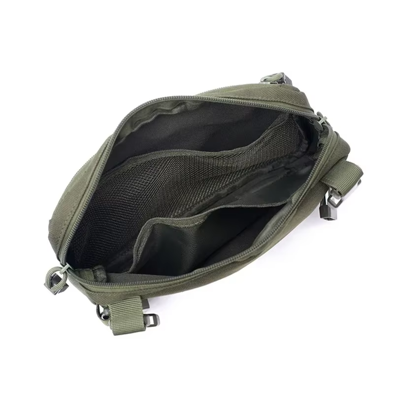 Bolsa tactica MOLLE para chaleco de pecho y rinonera EDC uso exterior - imagen 5