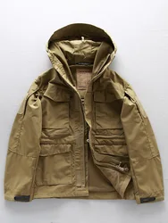 Chaqueta táctica impermeable cortaviento y repelente al agua