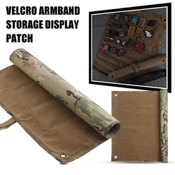Placa táctica para parches y brazaletes con velcro organizador