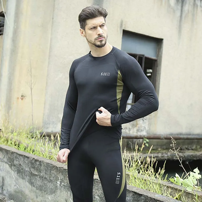 Ropa interior térmica camuflaje elástica antimicrobiana hombre - imagen 5