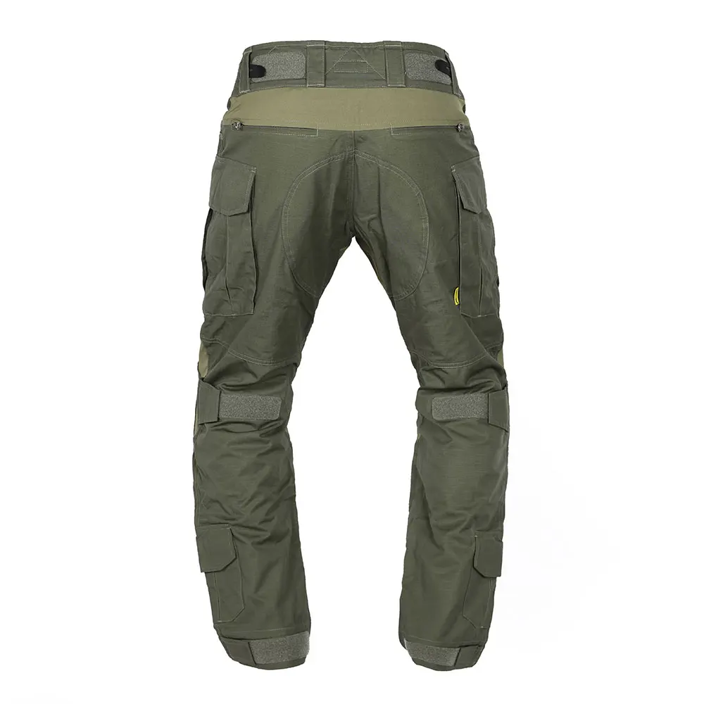 Pantalones Tácticos Emersongear E3 Camuflaje OD – Exterior y Combate