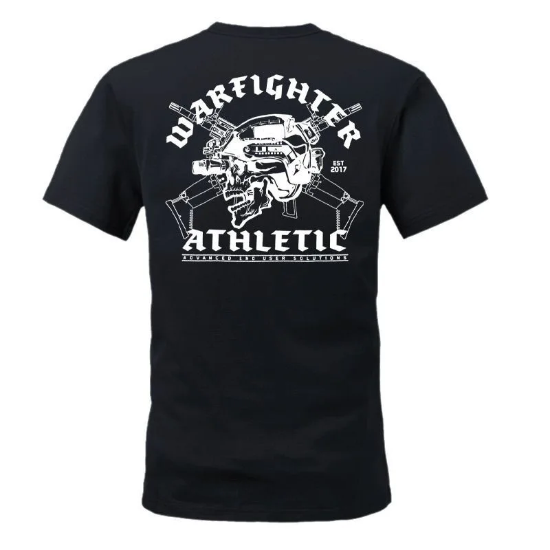 Camiseta táctica manga corta algodón estampado cuello redondo - imagen 5