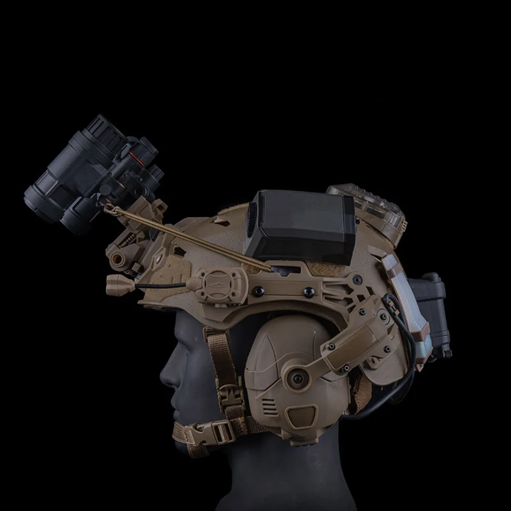 Wendy 3.0 Riel de montaje lateral M-LOK para casco táctico - imagen 2