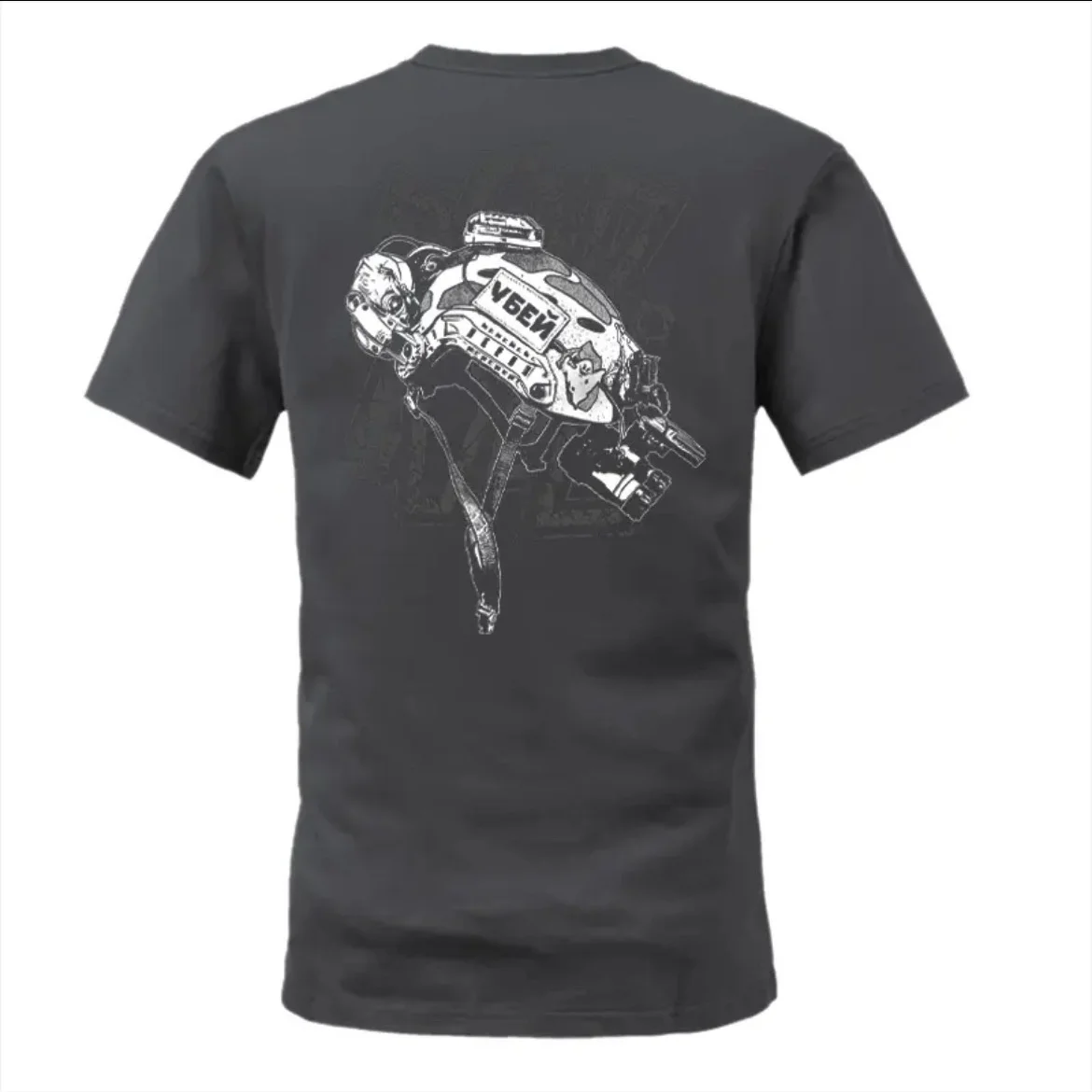 Camiseta Táctica Algodón Estampado Militar Retro – Hombre - imagen 4