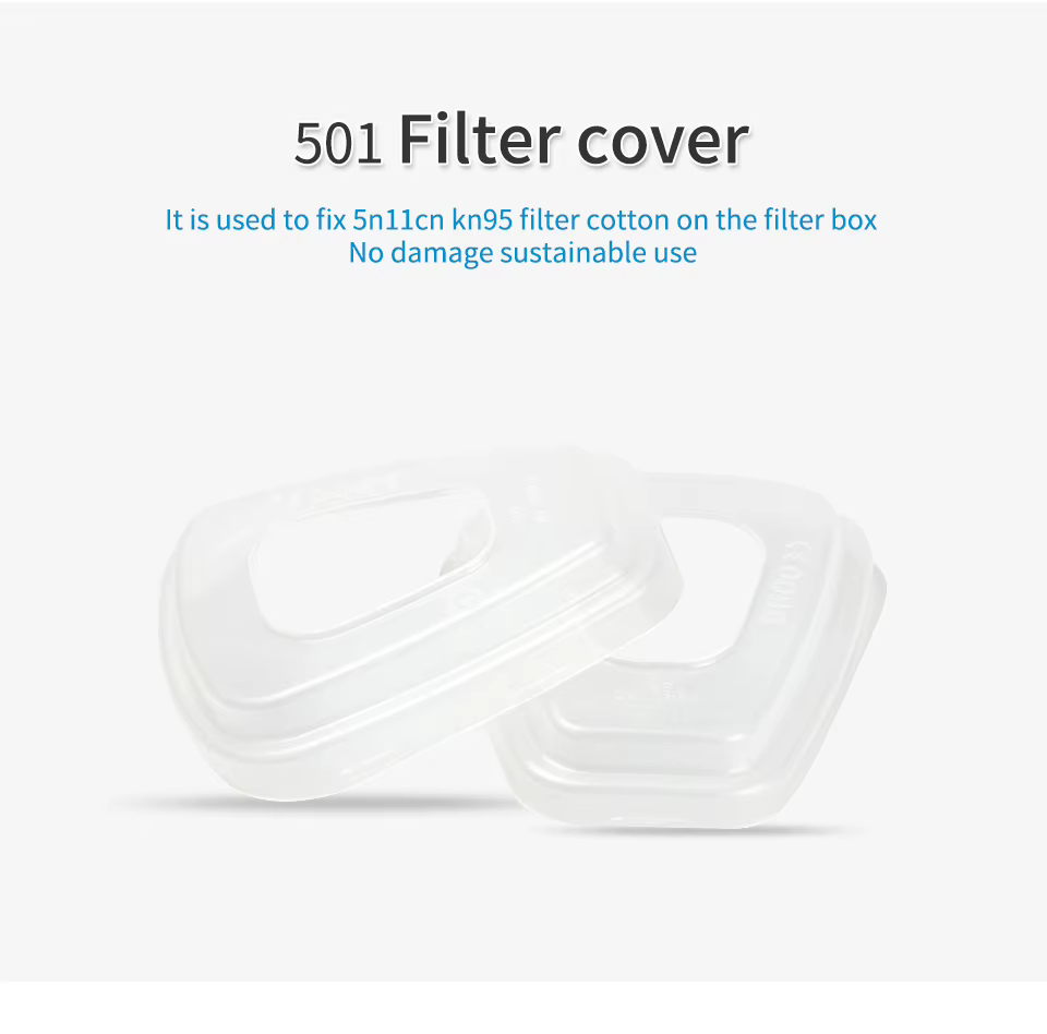 3M Mascarilla antipolvo filtro 5N11 compatible 6000/7500 - imagen 4