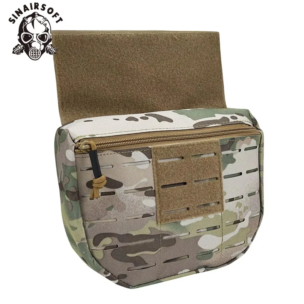 Bolsa táctica frontal para chaleco con panel de velcro - imagen 2