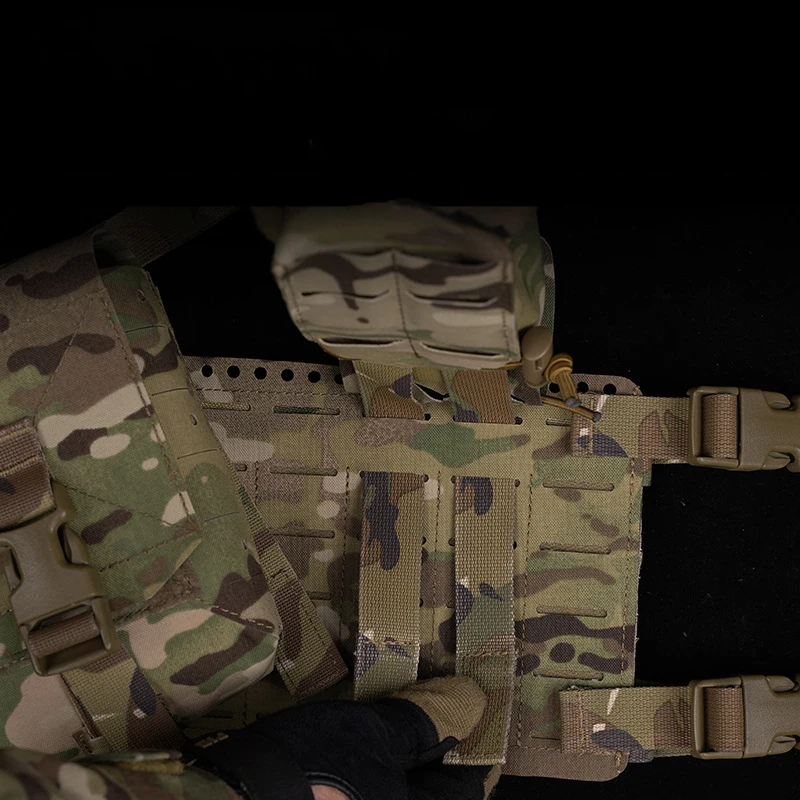 Chaleco táctico Molle con bolsa de expansión y liberación rápida - imagen 5