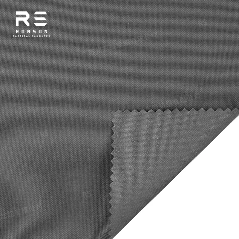 Tela táctica Cordura nylon gris lobo con recubrimiento PU - imagen 4