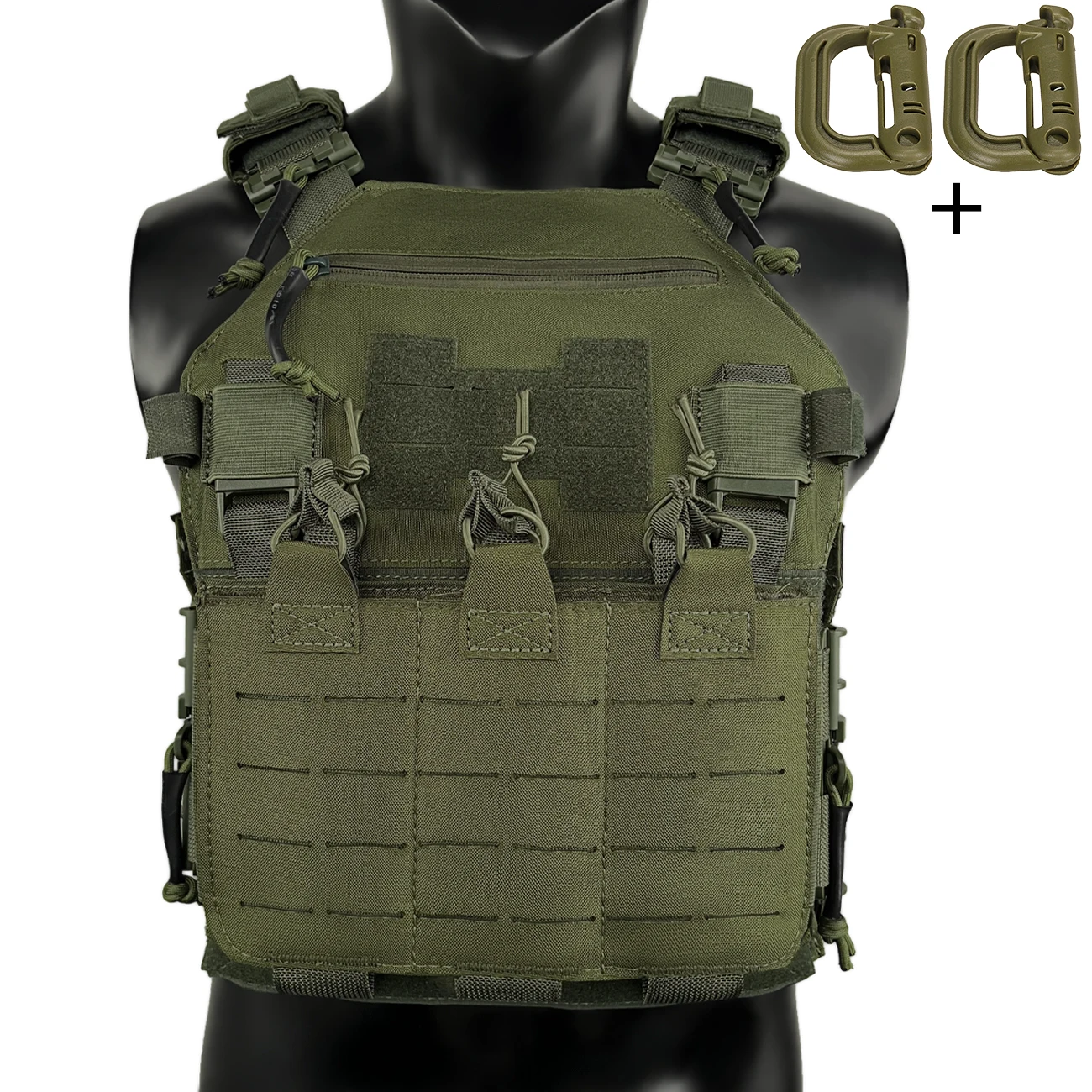 Chaleco caza MOLLE cortado láser, hebilla rápida y cintura ajustable - imagen 3