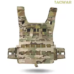 SPC Chaleco táctico ligero MOLLE de liberación rápida para airsoft