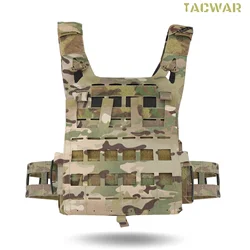 SPC Chaleco táctico ligero MOLLE de liberación rápida para airsoft