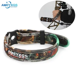 Sling de muñeca para arco compuesto neopreno ajustable trenzado caza
