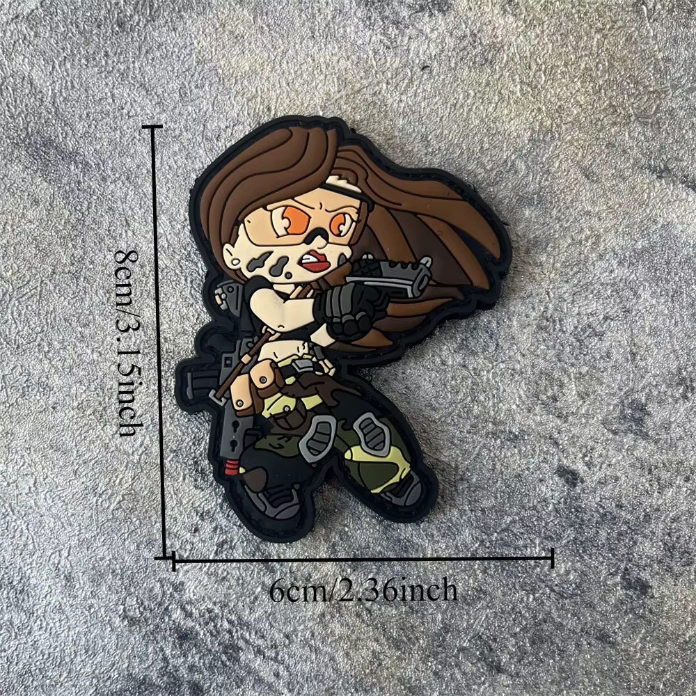 Parche táctico PVC hook para chaleco MOLLE – Anna Morale
