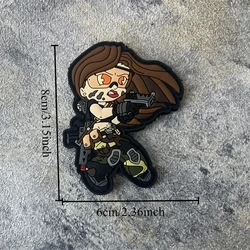 Parche táctico PVC hook para chaleco MOLLE – Anna Morale