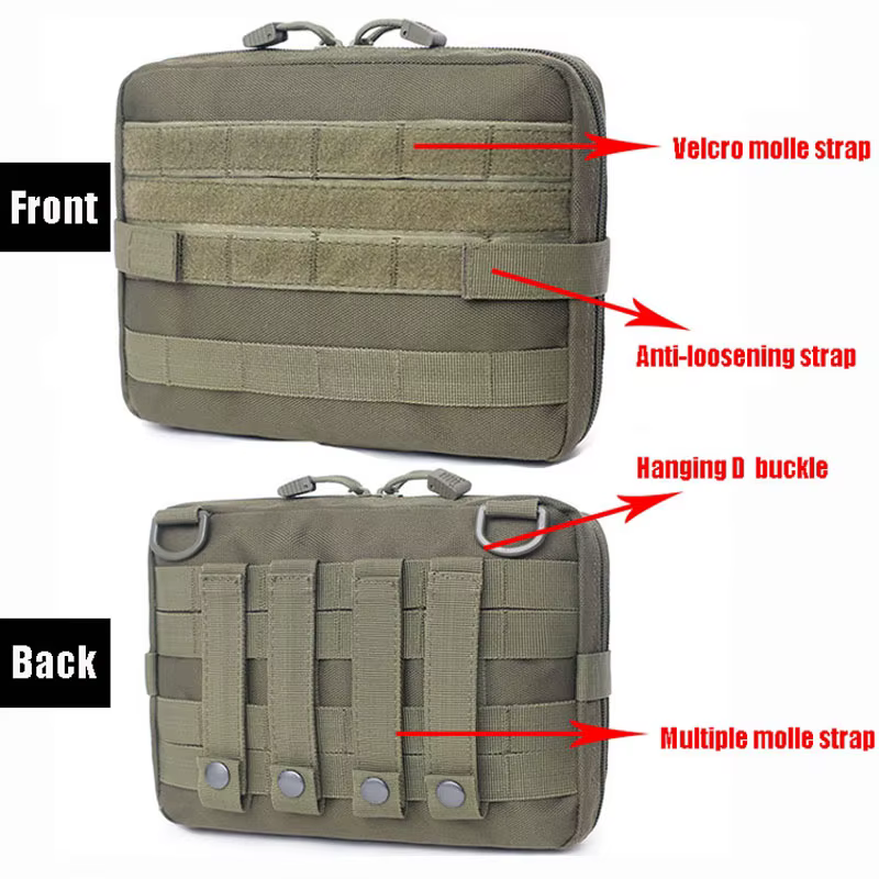 Bolsa médica MOLLE EMT – Primeros auxilios táctico exterior