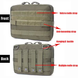 Bolsa médica MOLLE EMT – Primeros auxilios táctico exterior