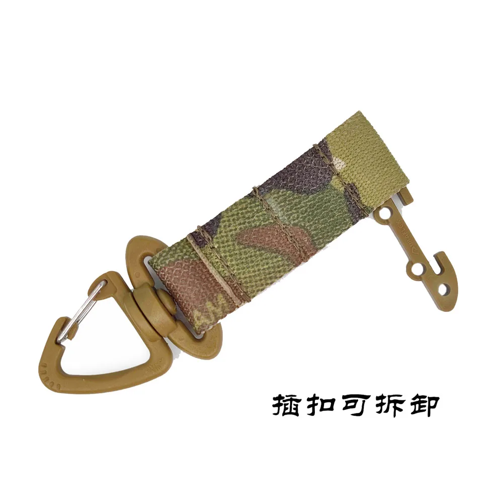 Gancho triangular MOLLE para cinturón, chaleco y llavero táctico - imagen 5