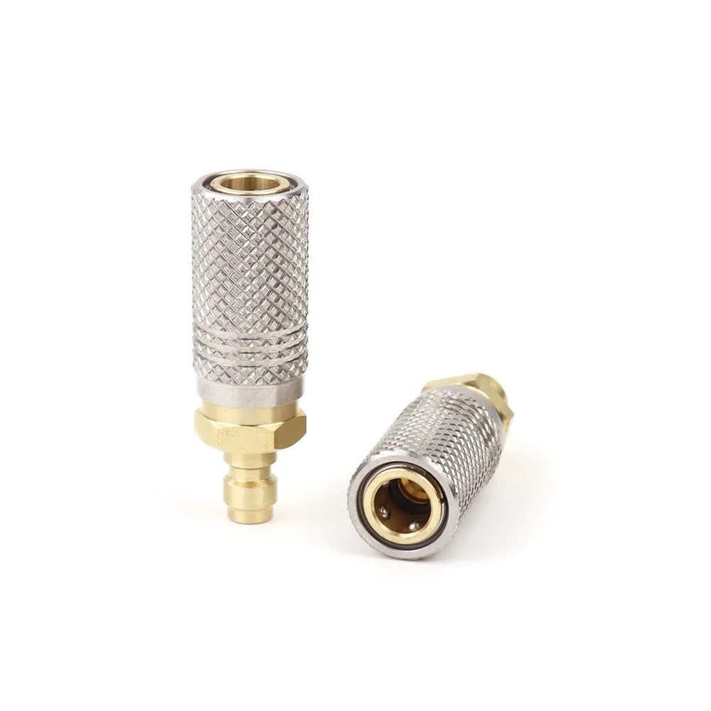 Adaptador carga aire rápido rosca macho-hembra alta flujo - imagen 3