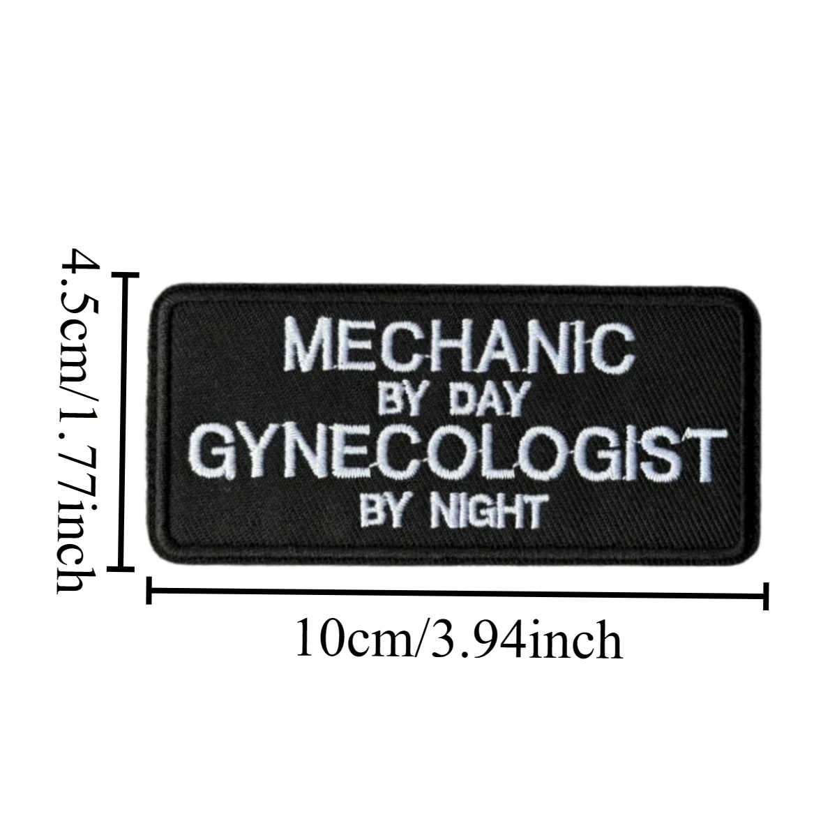 Parche táctico militar bordado velcro, Mecánico de día, ginecólogo