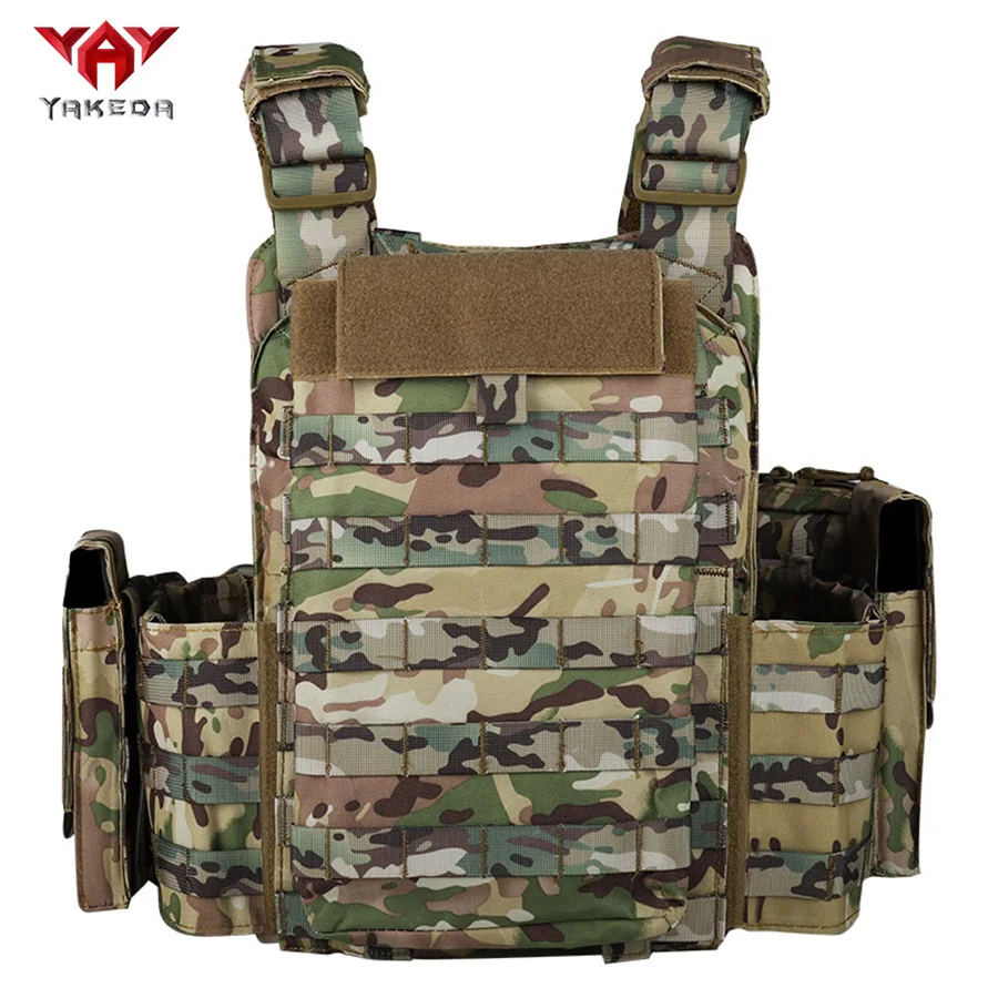YAKEDA MOLLE Chaleco táctico camuflaje para entrenamiento exterior - imagen 4